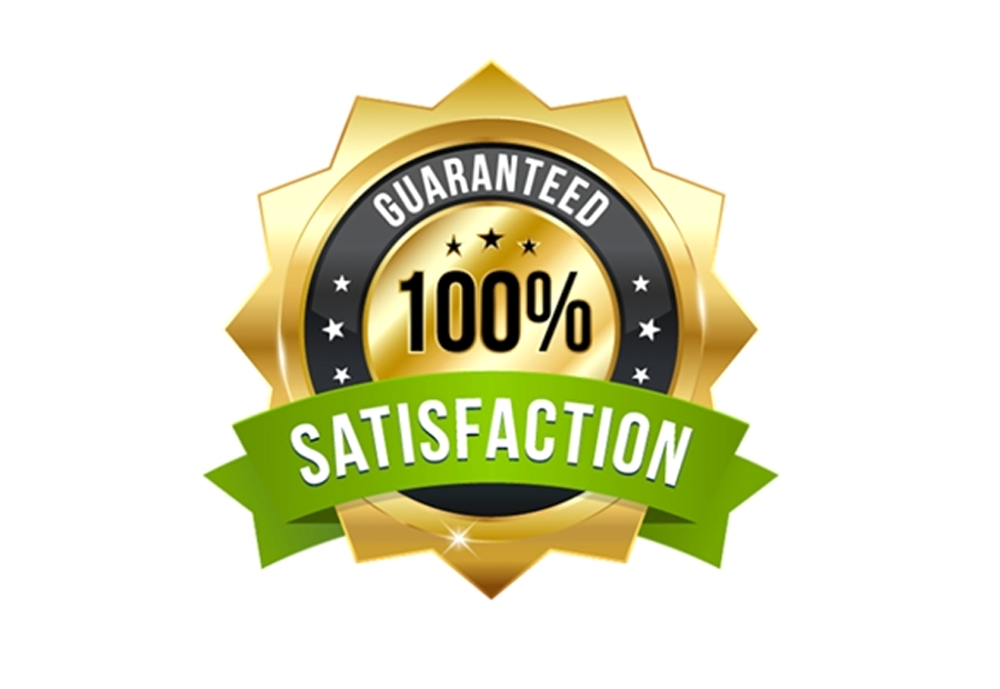 100% Satisfaction Guaranteed